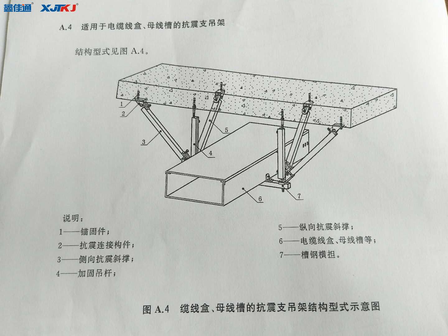 桥架抗震支吊架结构